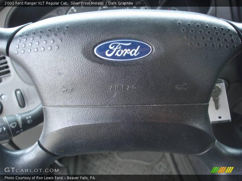 Silver Frost Metallic / Dark Graphite 2001 Ford Ranger XLT Regular Cab