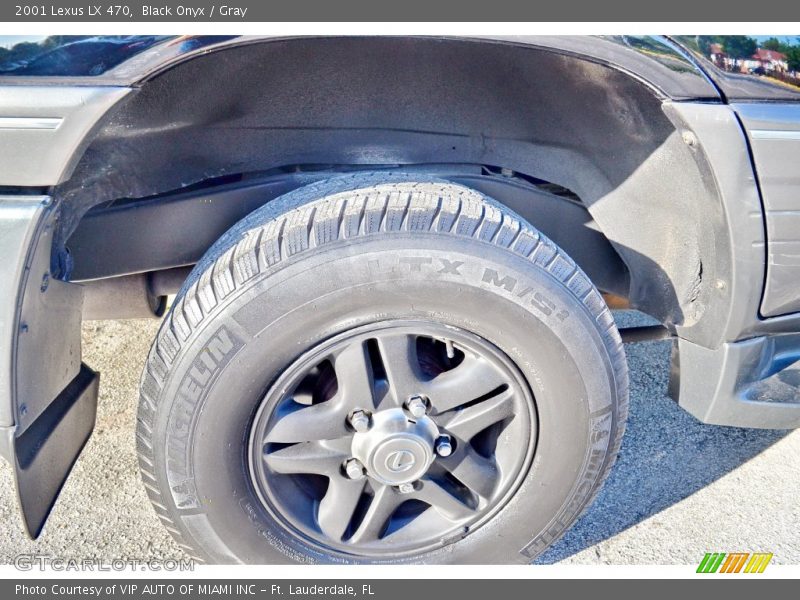 Black Onyx / Gray 2001 Lexus LX 470