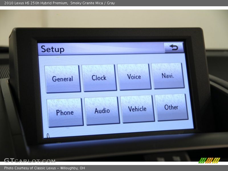Smoky Granite Mica / Gray 2010 Lexus HS 250h Hybrid Premium