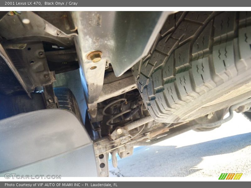 Black Onyx / Gray 2001 Lexus LX 470