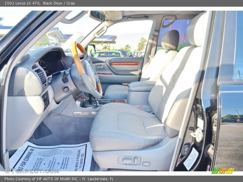 Black Onyx / Gray 2001 Lexus LX 470
