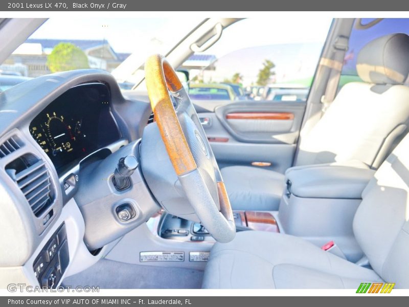Black Onyx / Gray 2001 Lexus LX 470