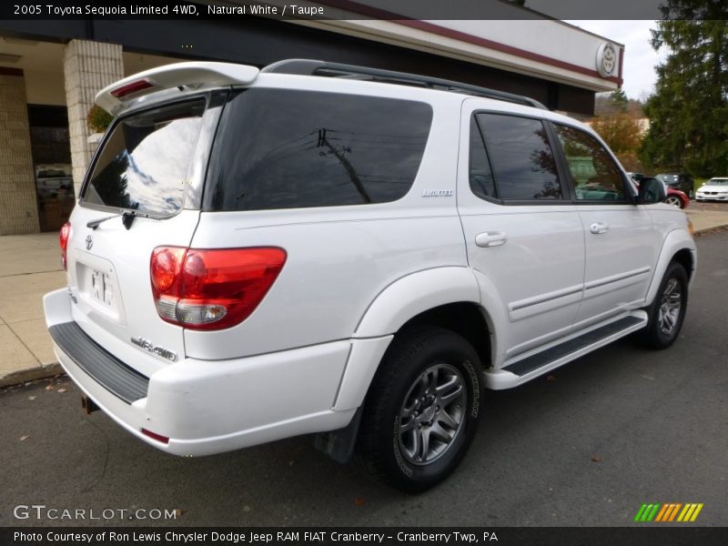 Natural White / Taupe 2005 Toyota Sequoia Limited 4WD