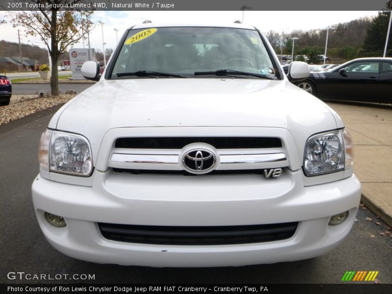 Natural White / Taupe 2005 Toyota Sequoia Limited 4WD