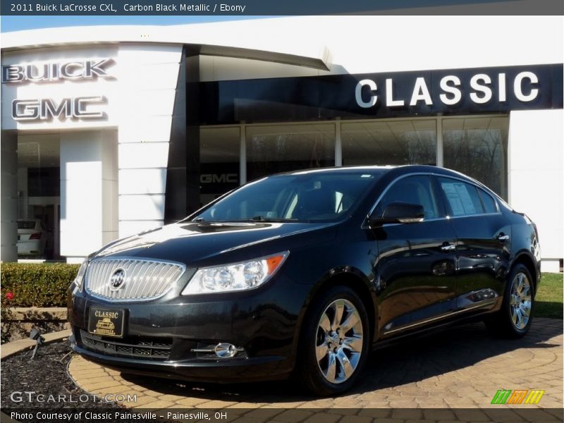 Carbon Black Metallic / Ebony 2011 Buick LaCrosse CXL