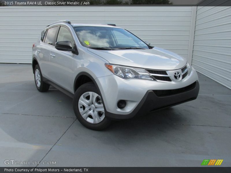 Classic Silver Metallic / Ash 2015 Toyota RAV4 LE