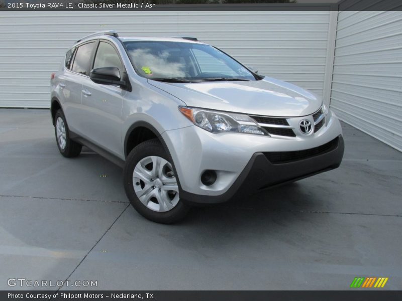 Classic Silver Metallic / Ash 2015 Toyota RAV4 LE