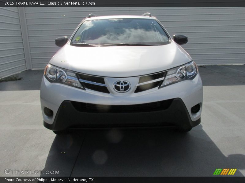 Classic Silver Metallic / Ash 2015 Toyota RAV4 LE
