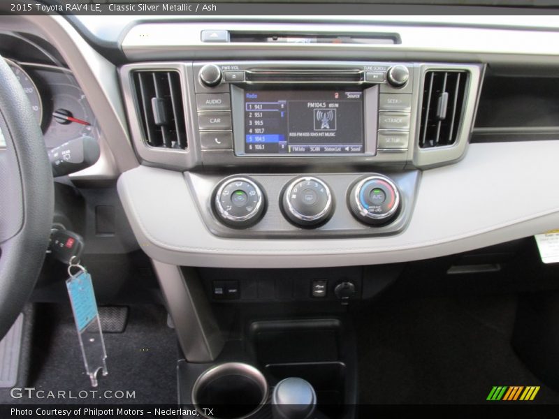 Classic Silver Metallic / Ash 2015 Toyota RAV4 LE