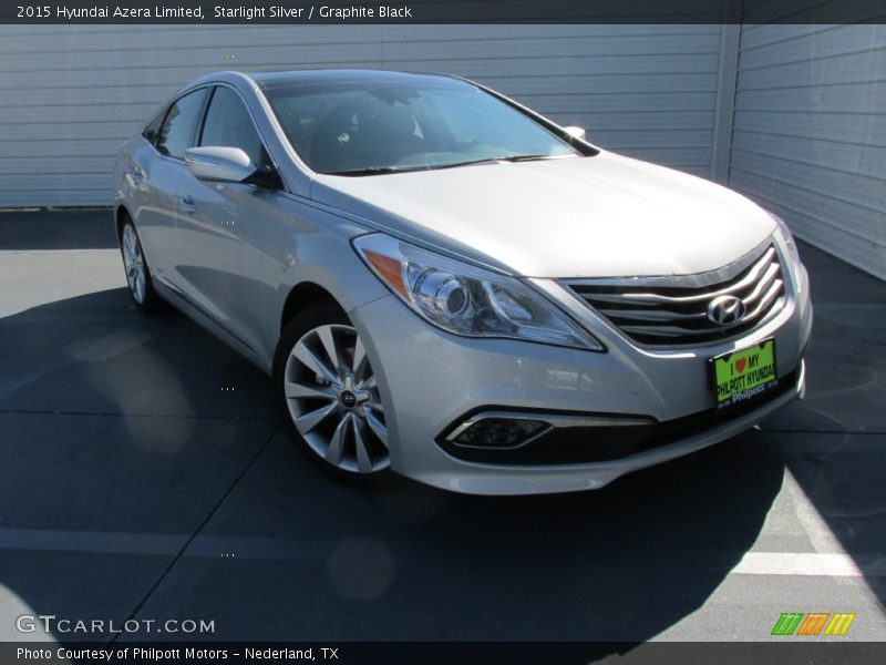 Starlight Silver / Graphite Black 2015 Hyundai Azera Limited