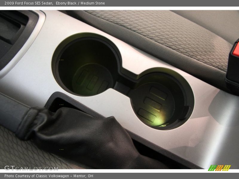 Ebony Black / Medium Stone 2009 Ford Focus SES Sedan