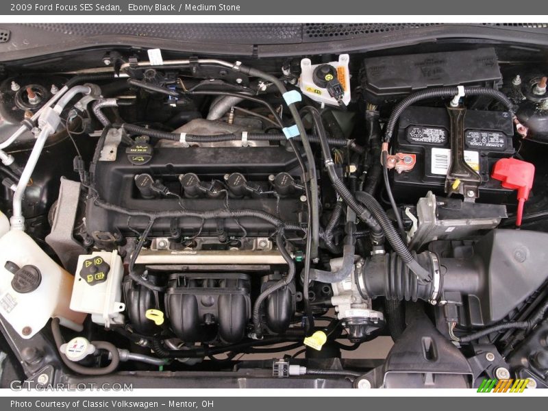 Ebony Black / Medium Stone 2009 Ford Focus SES Sedan