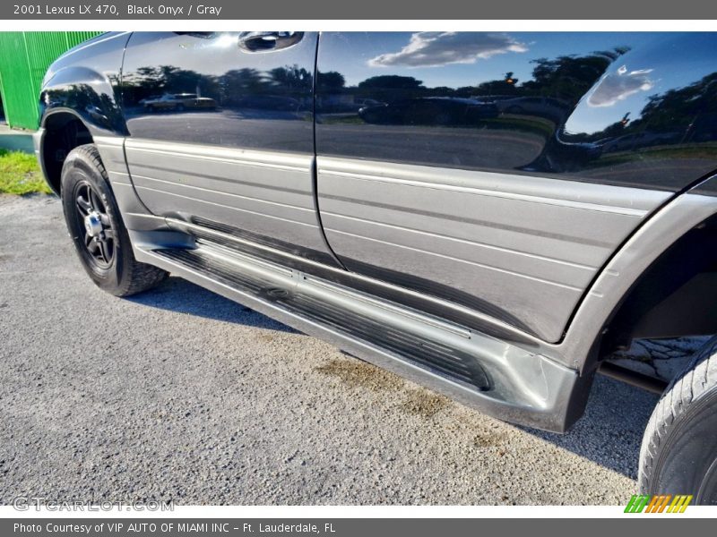 Black Onyx / Gray 2001 Lexus LX 470