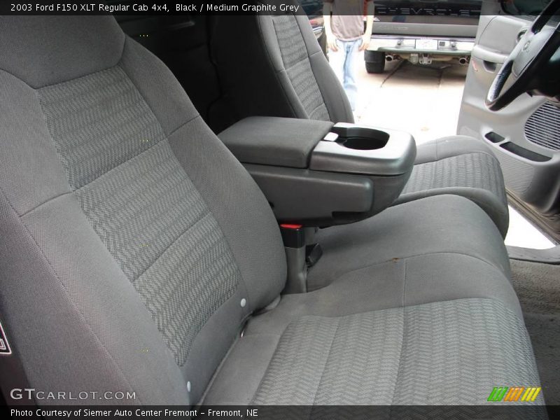 Black / Medium Graphite Grey 2003 Ford F150 XLT Regular Cab 4x4