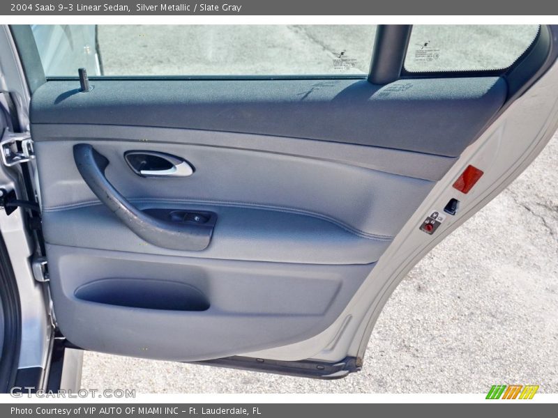 Silver Metallic / Slate Gray 2004 Saab 9-3 Linear Sedan