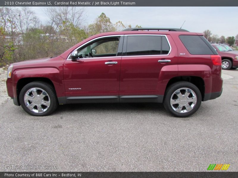 Cardinal Red Metallic / Jet Black/Light Titanium 2010 Chevrolet Equinox LS