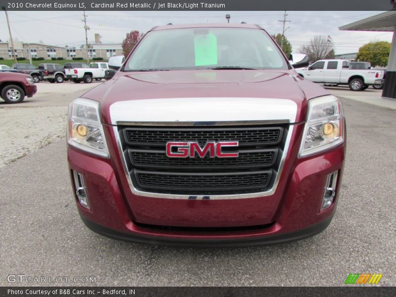 Cardinal Red Metallic / Jet Black/Light Titanium 2010 Chevrolet Equinox LS