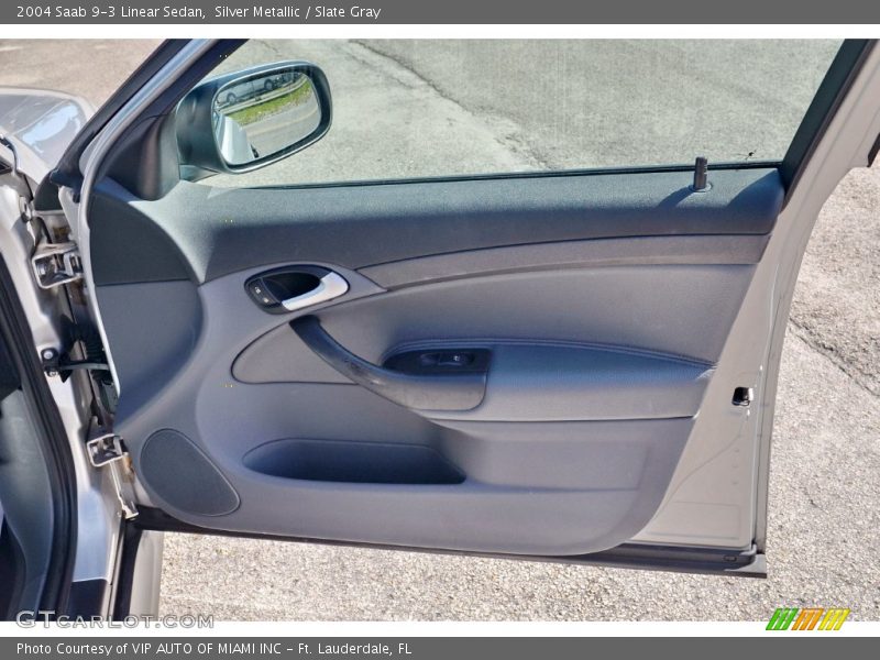 Silver Metallic / Slate Gray 2004 Saab 9-3 Linear Sedan