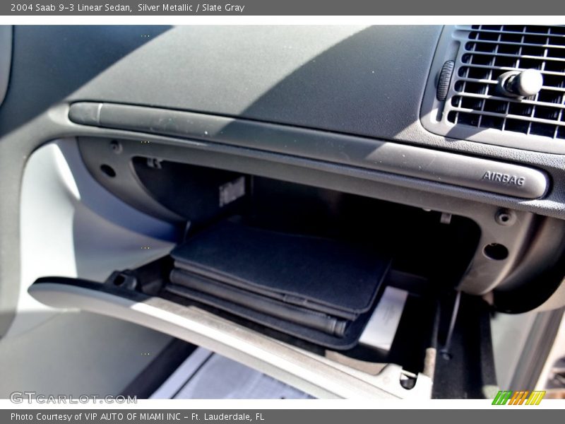 Silver Metallic / Slate Gray 2004 Saab 9-3 Linear Sedan