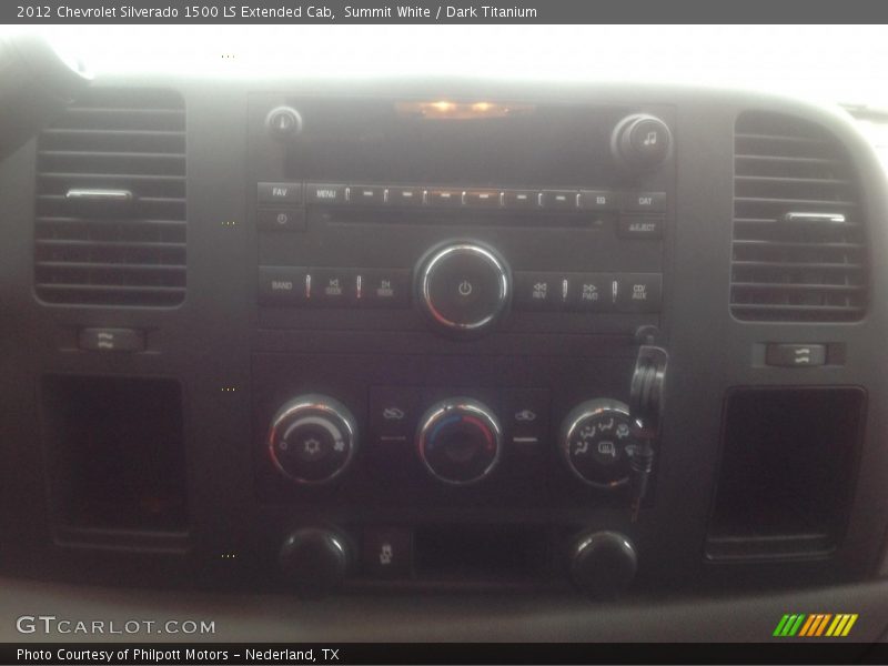 Summit White / Dark Titanium 2012 Chevrolet Silverado 1500 LS Extended Cab