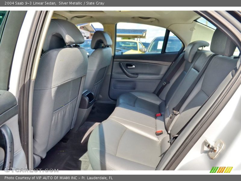 Silver Metallic / Slate Gray 2004 Saab 9-3 Linear Sedan