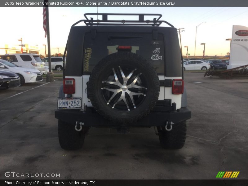 Stone White / Dark Slate Gray/Medium Slate Gray 2009 Jeep Wrangler Unlimited Rubicon 4x4
