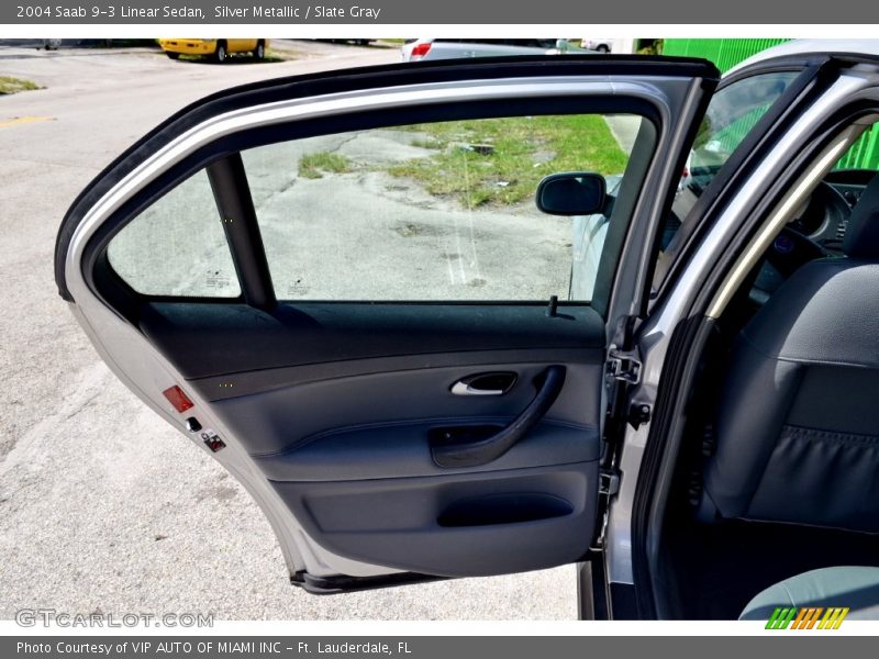 Silver Metallic / Slate Gray 2004 Saab 9-3 Linear Sedan