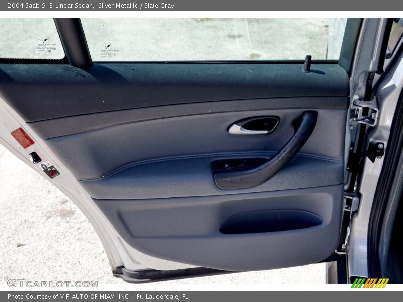 Silver Metallic / Slate Gray 2004 Saab 9-3 Linear Sedan