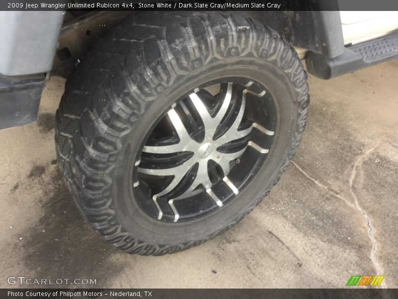 Stone White / Dark Slate Gray/Medium Slate Gray 2009 Jeep Wrangler Unlimited Rubicon 4x4