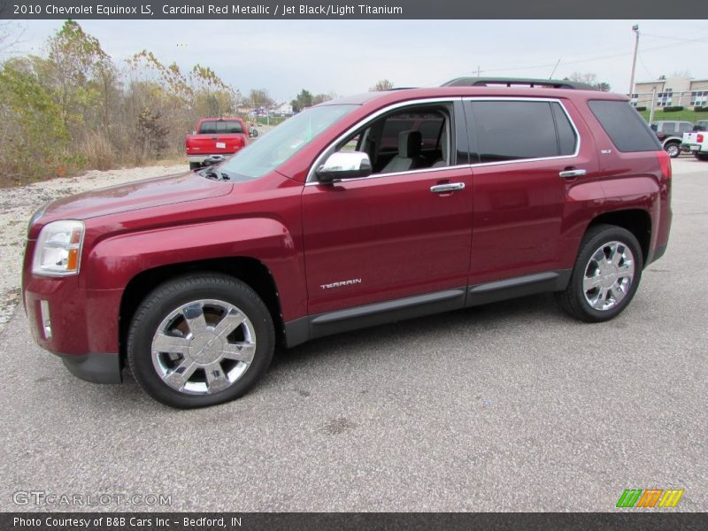 Cardinal Red Metallic / Jet Black/Light Titanium 2010 Chevrolet Equinox LS