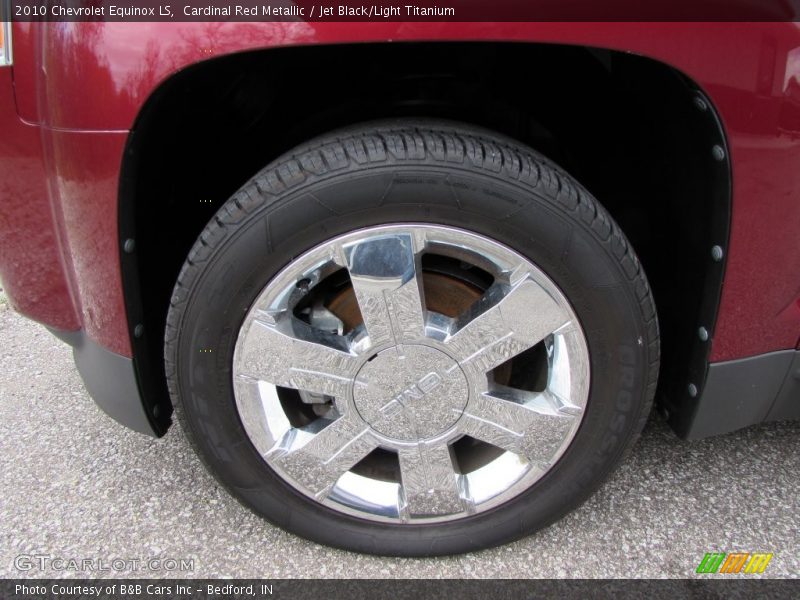 Cardinal Red Metallic / Jet Black/Light Titanium 2010 Chevrolet Equinox LS