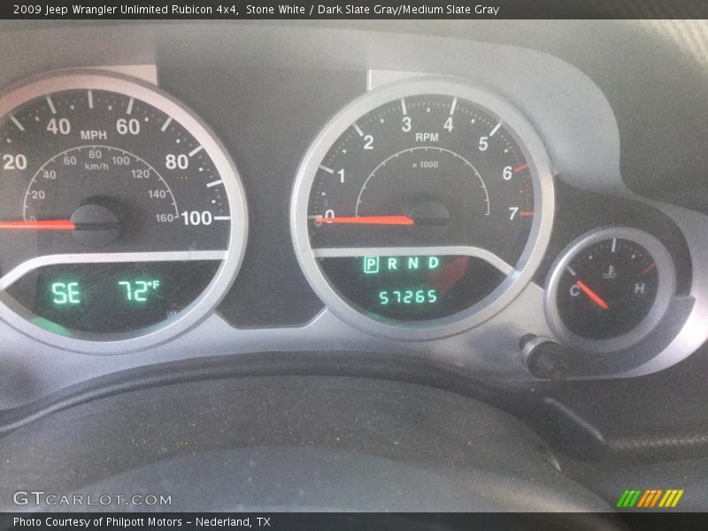 Stone White / Dark Slate Gray/Medium Slate Gray 2009 Jeep Wrangler Unlimited Rubicon 4x4