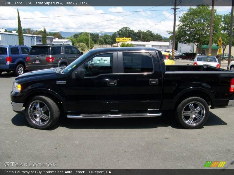 Black / Black 2005 Ford F150 Lariat SuperCrew
