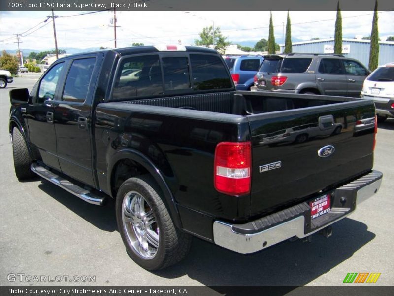 Black / Black 2005 Ford F150 Lariat SuperCrew