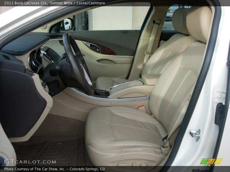 Summit White / Cocoa/Cashmere 2011 Buick LaCrosse CXL