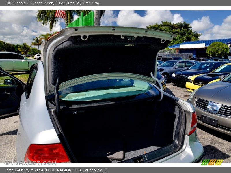 Silver Metallic / Slate Gray 2004 Saab 9-3 Linear Sedan