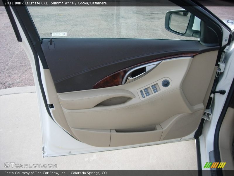 Summit White / Cocoa/Cashmere 2011 Buick LaCrosse CXL
