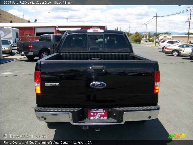Black / Black 2005 Ford F150 Lariat SuperCrew