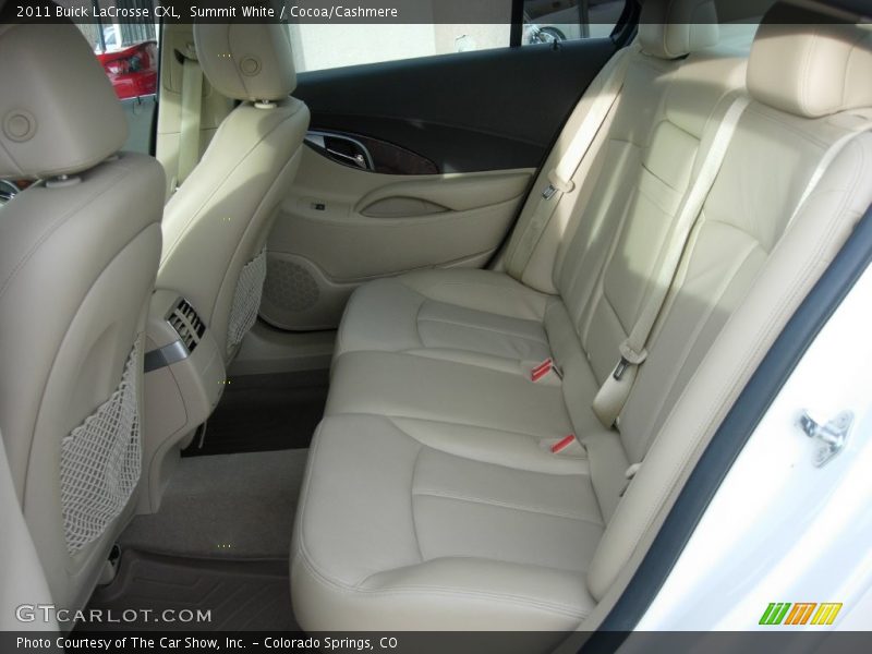 Summit White / Cocoa/Cashmere 2011 Buick LaCrosse CXL