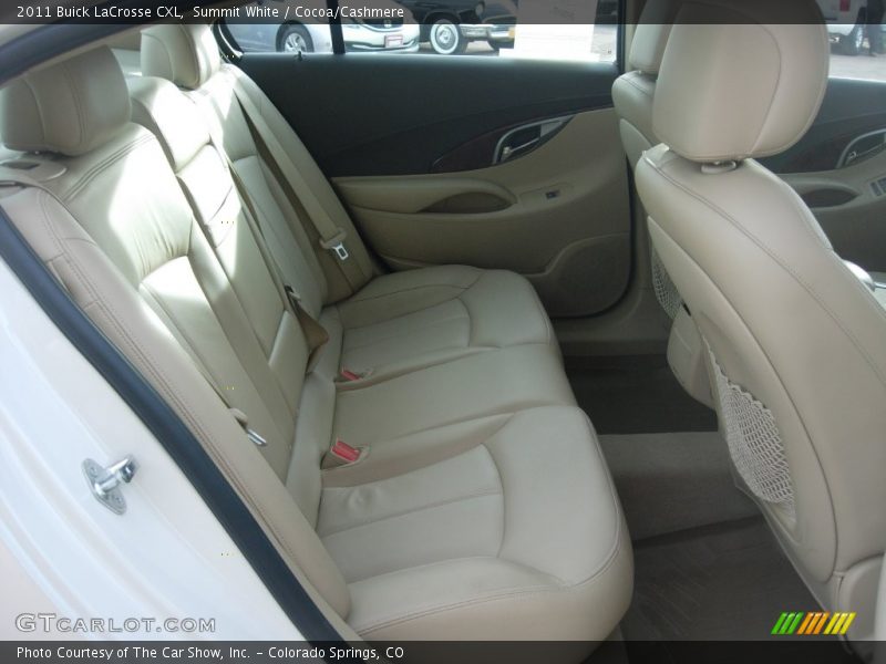 Summit White / Cocoa/Cashmere 2011 Buick LaCrosse CXL