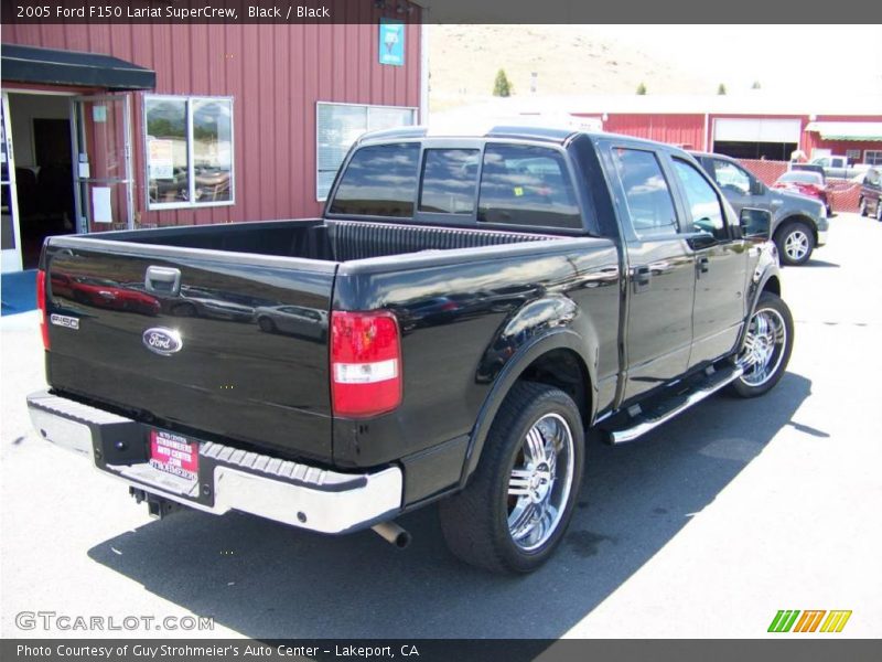 Black / Black 2005 Ford F150 Lariat SuperCrew