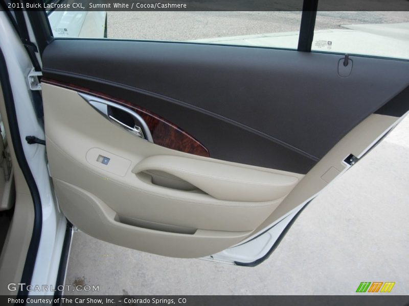 Summit White / Cocoa/Cashmere 2011 Buick LaCrosse CXL