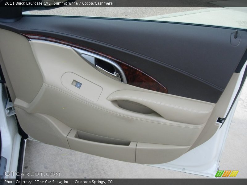 Summit White / Cocoa/Cashmere 2011 Buick LaCrosse CXL
