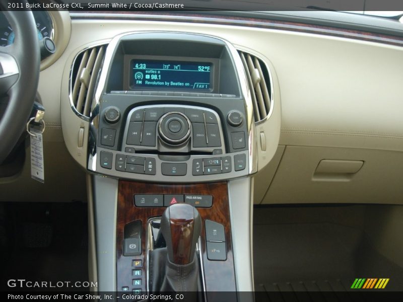 Summit White / Cocoa/Cashmere 2011 Buick LaCrosse CXL
