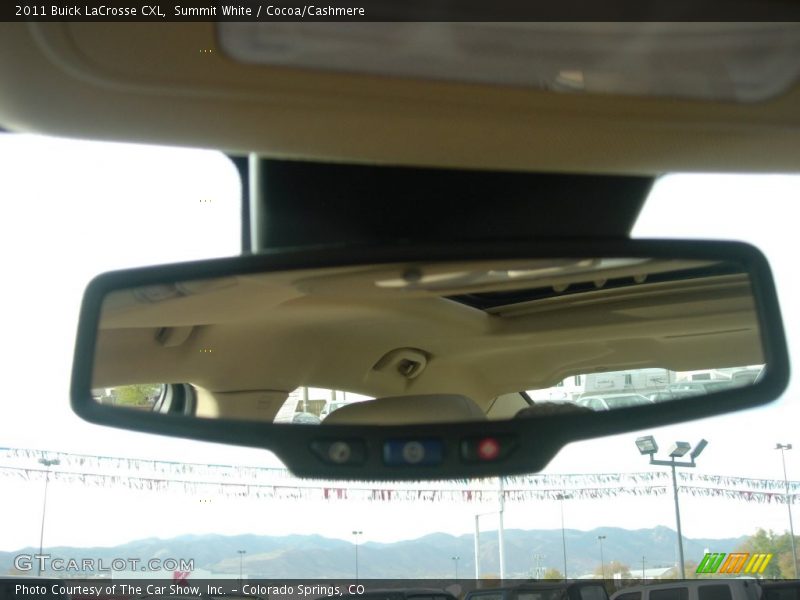 Summit White / Cocoa/Cashmere 2011 Buick LaCrosse CXL