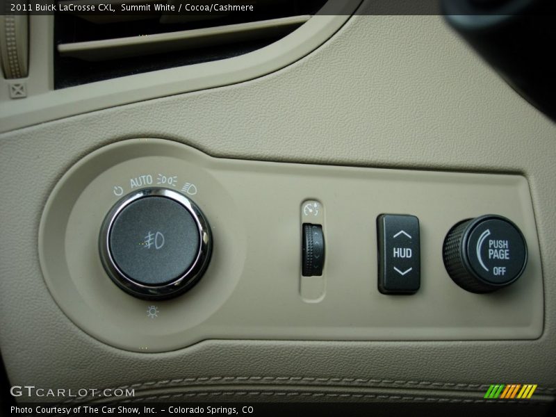 Summit White / Cocoa/Cashmere 2011 Buick LaCrosse CXL