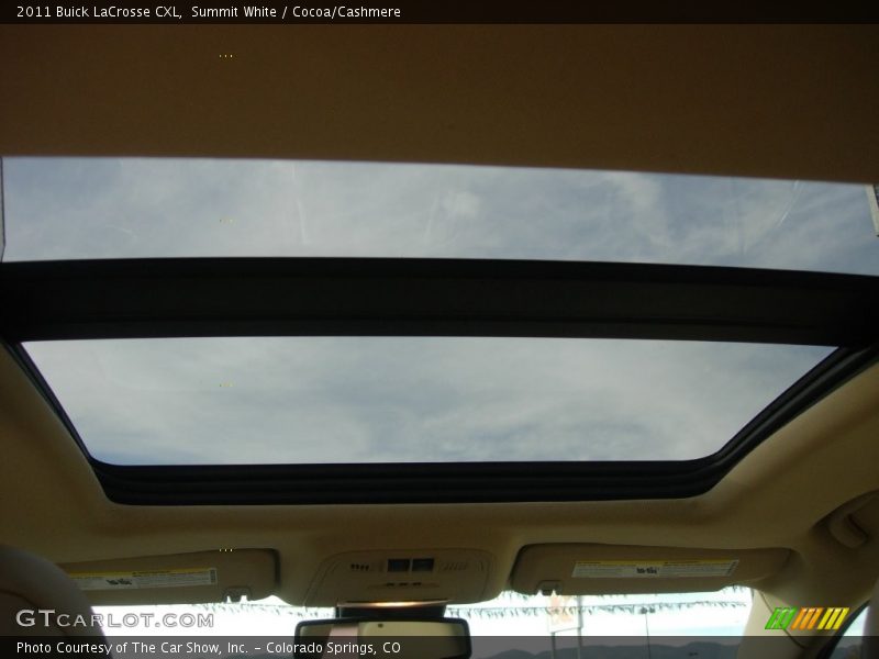 Summit White / Cocoa/Cashmere 2011 Buick LaCrosse CXL