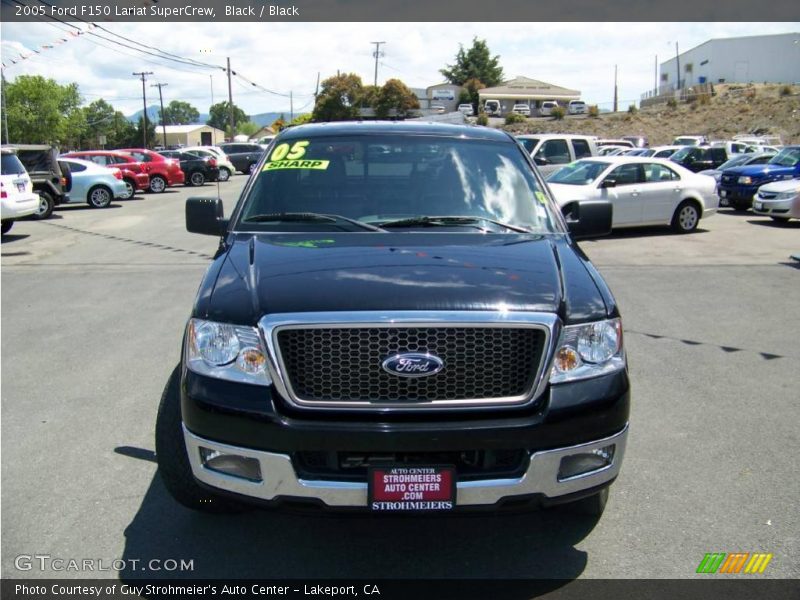 Black / Black 2005 Ford F150 Lariat SuperCrew