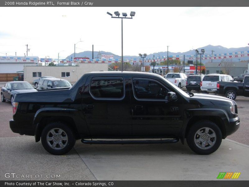 Formal Black / Gray 2008 Honda Ridgeline RTL