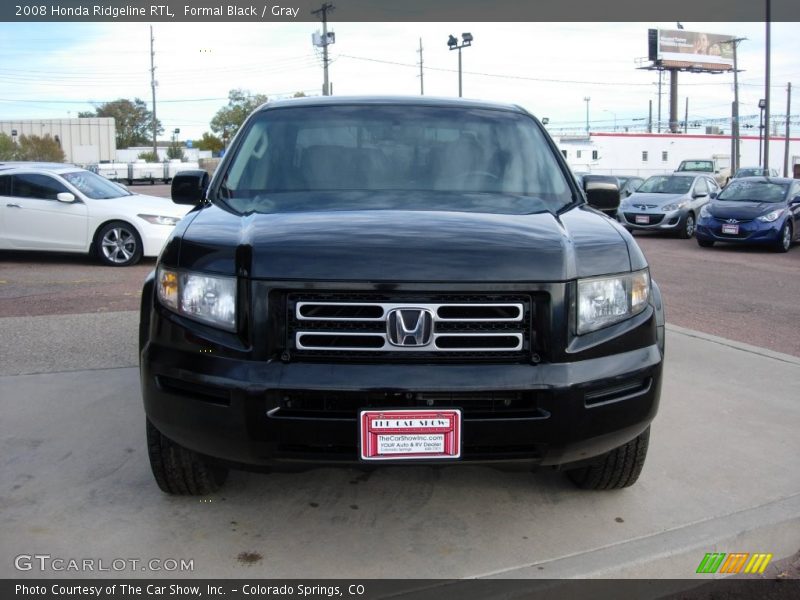 Formal Black / Gray 2008 Honda Ridgeline RTL